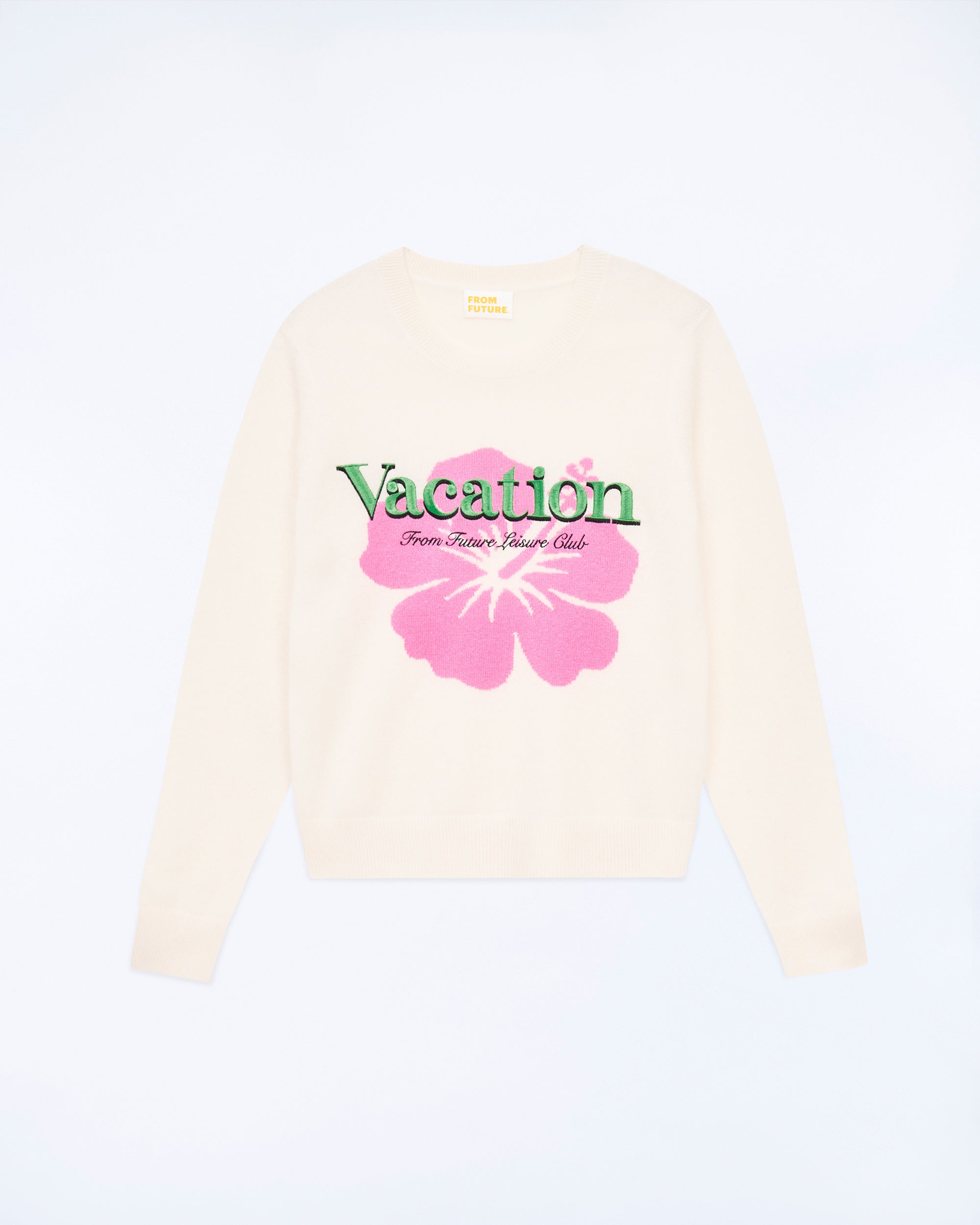 ECRU / NEW / QTY : 6 / Pull Col Rond Vacation - Ecru