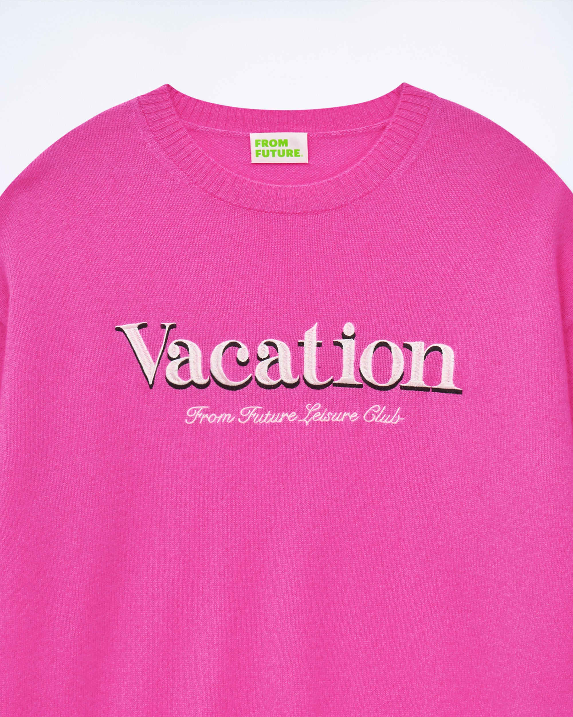 TROPICAL PINK / NEW / QTY : 3 / Pull Col Rond Vacation Club - Tropical Pink
