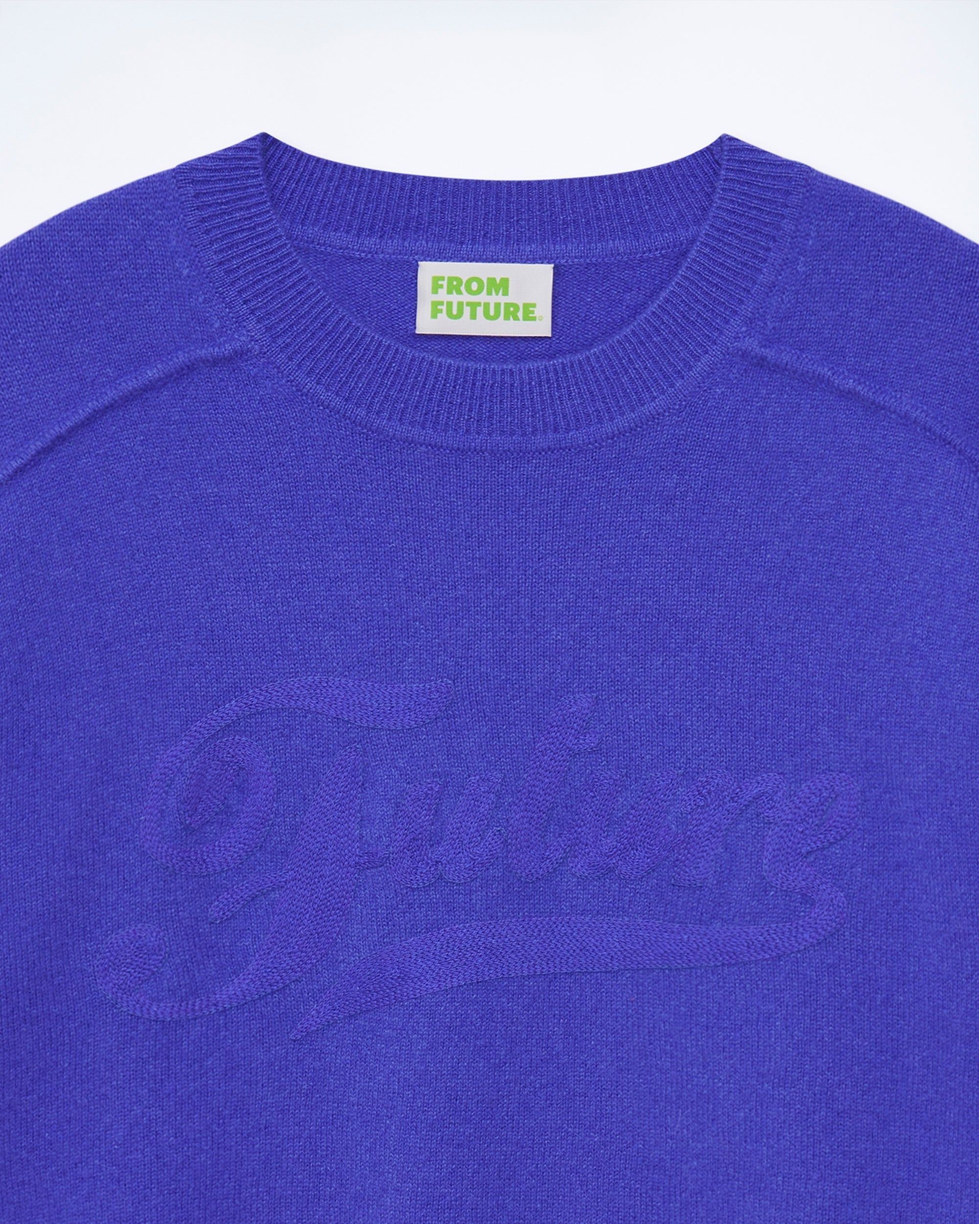 Pull à col rond en cachemire - Magic Purple