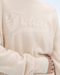 Pull à col rond en cachemire - Magic Purple