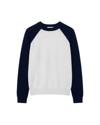 Pull à col rond en cachemire - Ecru