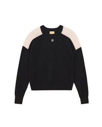 Pull à col rond en cachemire - Noir