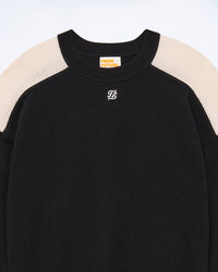 Pull à col rond en cachemire - Noir