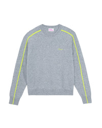Pull à col rond en cachemire - Gris Chiné Foncé