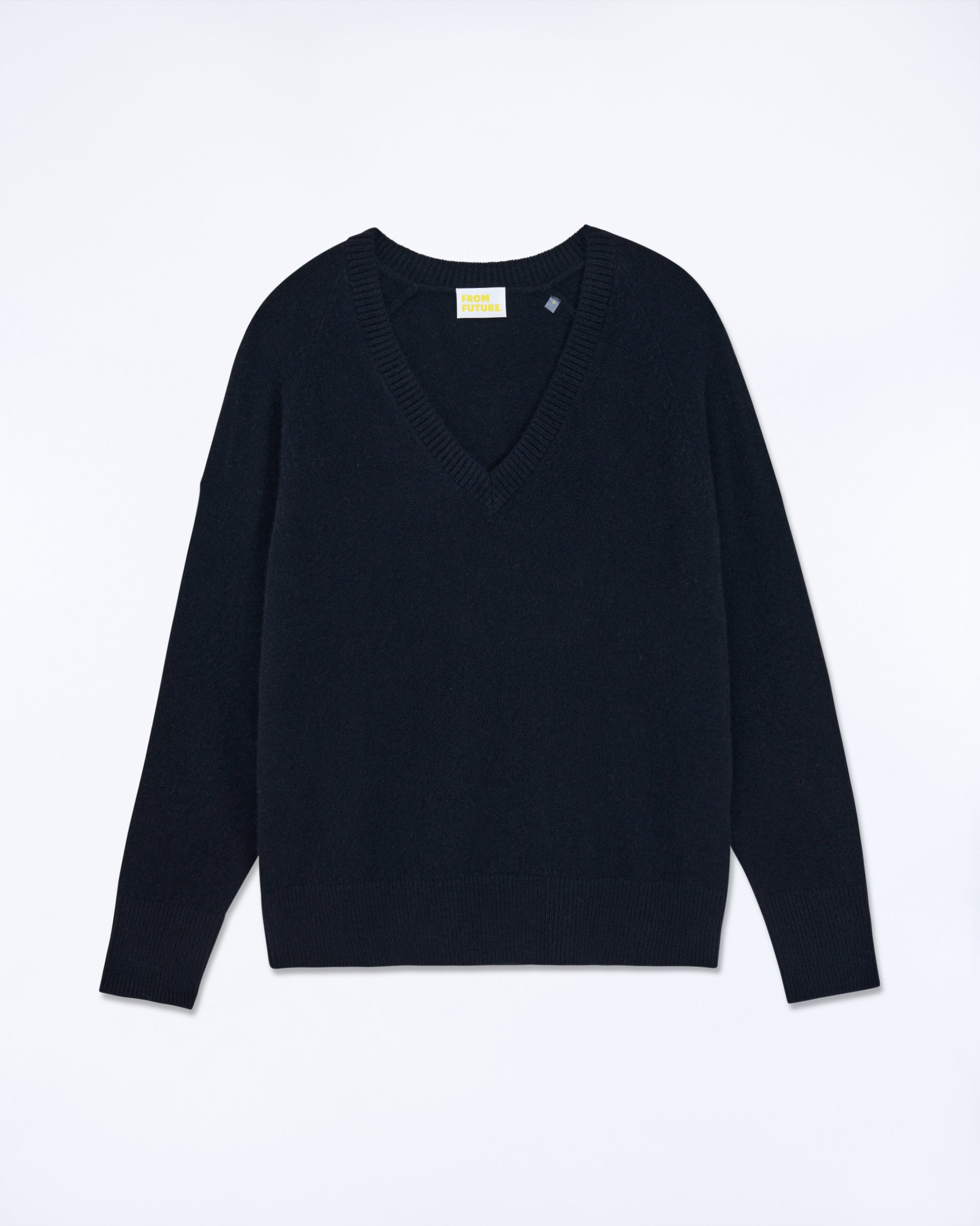 NOIR / NEW / QTY : 4 / Pull Col V Oversize Light - Noir