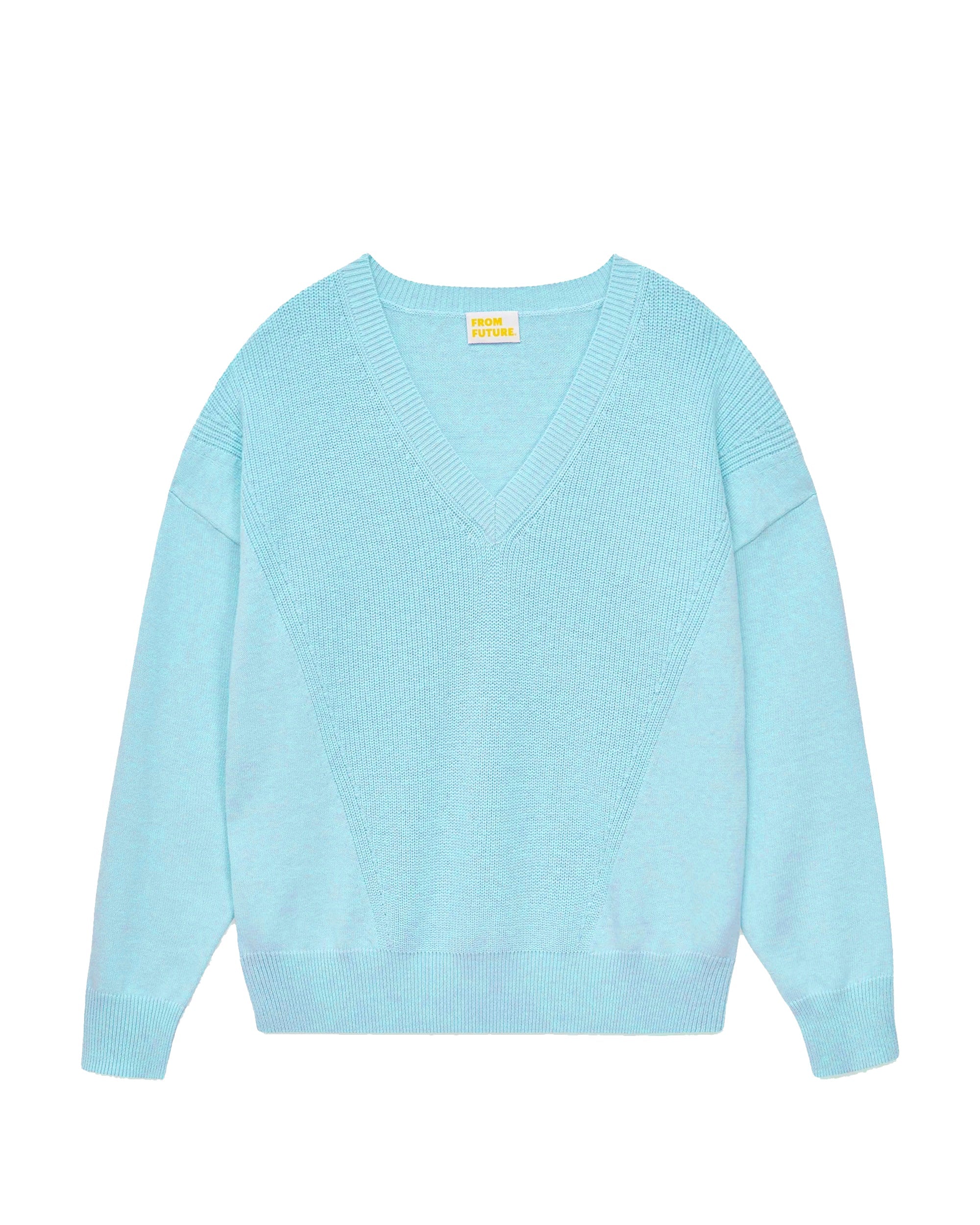 Pull à col V - Magic Blue