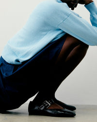 Pull à col V - Magic Blue