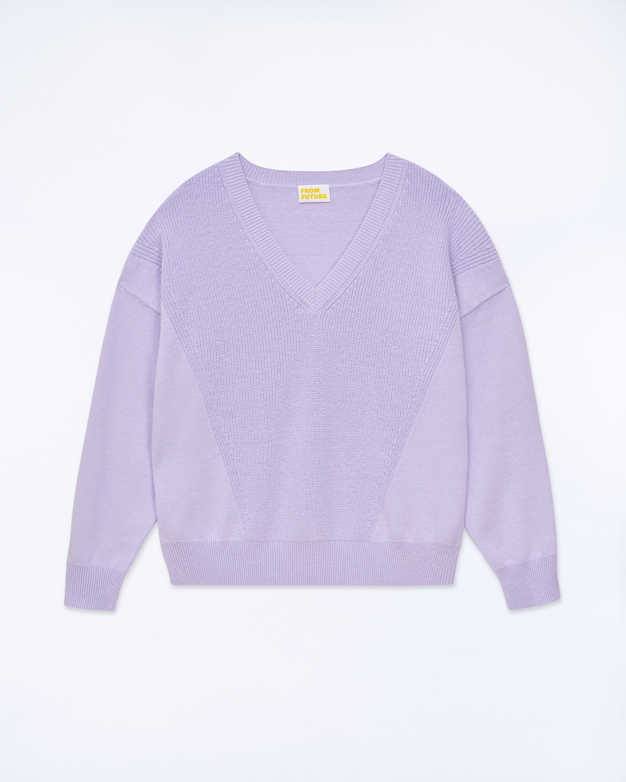 MAGIC LILAC / NEW / QTY : 6 / Pull Col V Maille Perlée - Magic Lilac