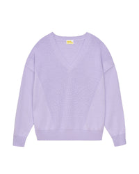 Pull à col V - Magic Lilac