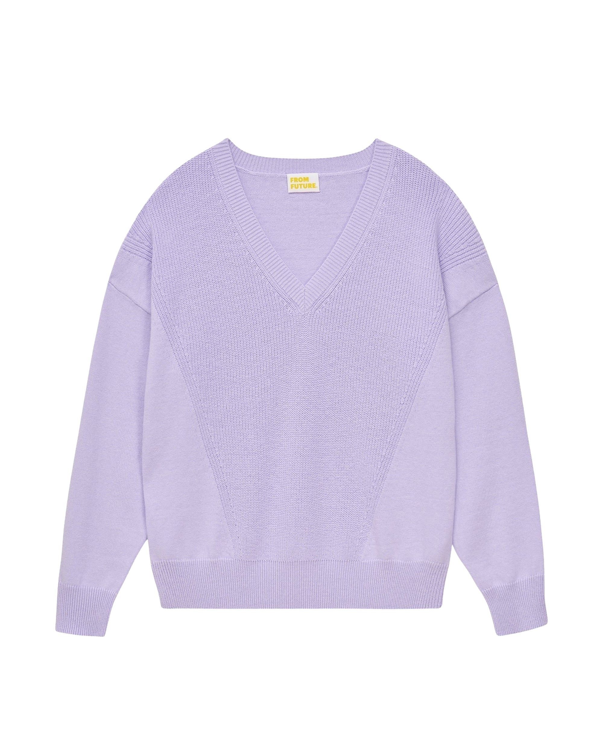 Pull à col V - Magic Lilac