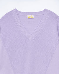 Pull à col V - Magic Lilac