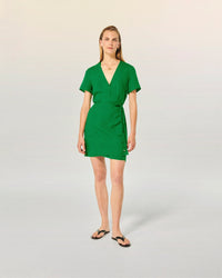 Robe Courte Manche Courte Danny - Tropical Green