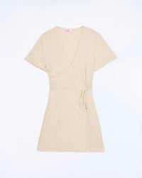 BEIGE / NEW / QTY : 72 / Robe Courte Manche Courte Danny - Beige