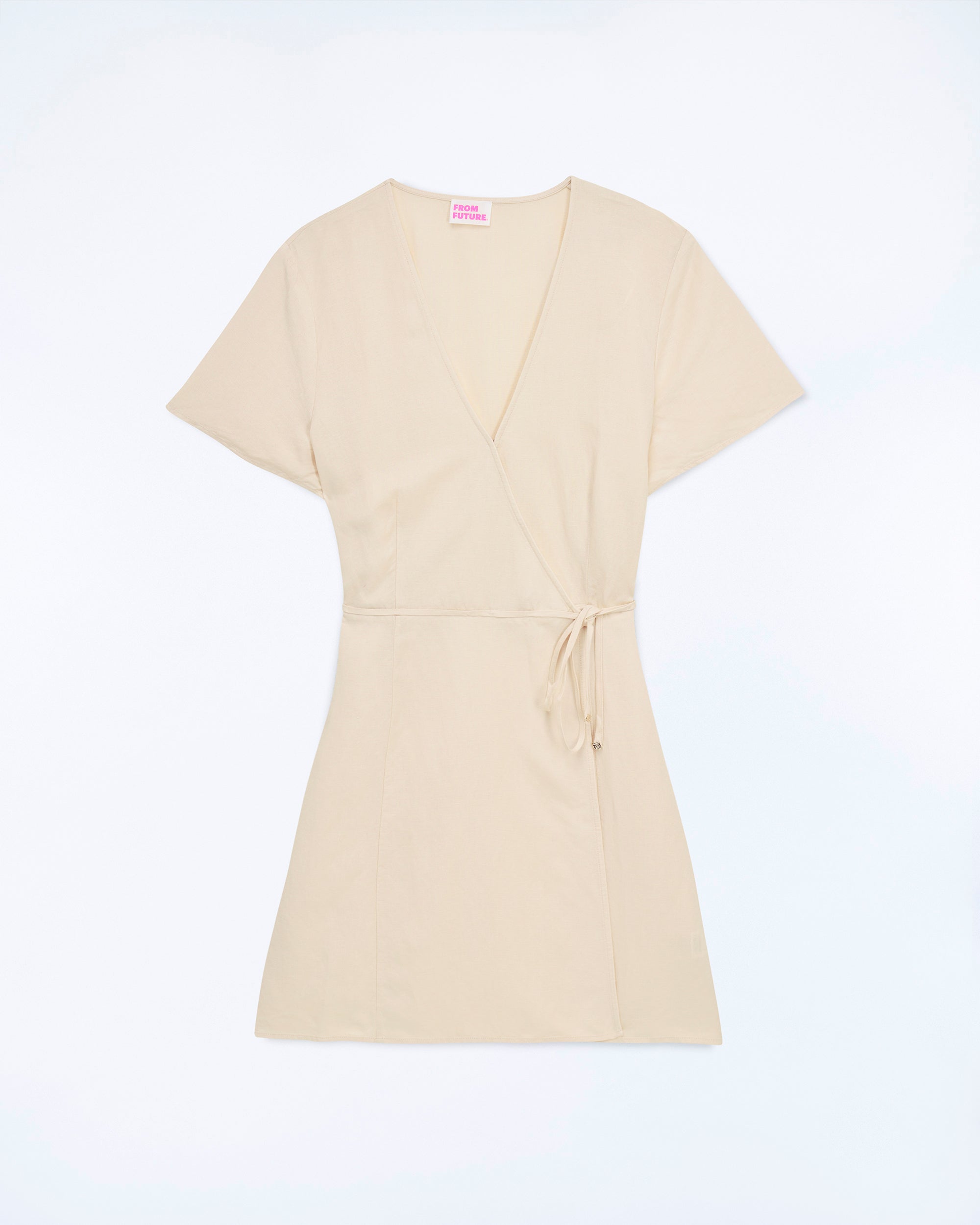 BEIGE / NEW / QTY : 72 / Robe Courte Manche Courte Danny - Beige