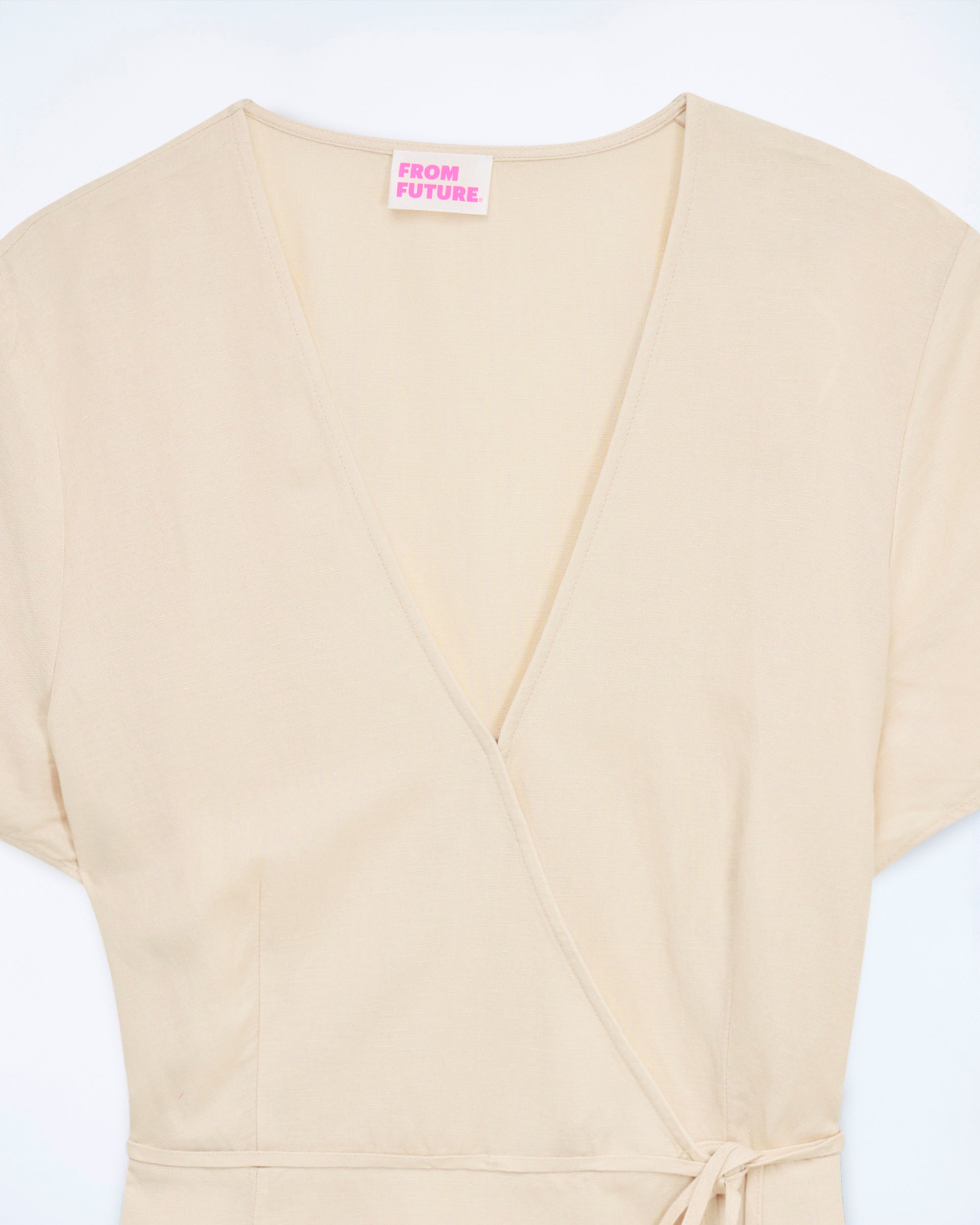BEIGE / NEW / QTY : 72 / Robe Courte Manche Courte Danny - Beige