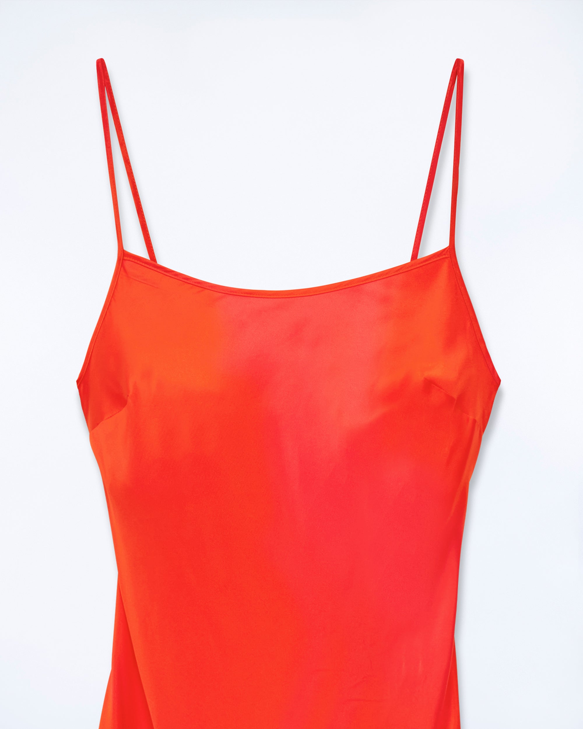 Robe longue à bretelles Gisele en soie - Utopic Pink