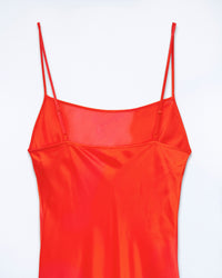 Robe longue à bretelles Gisele en soie - Utopic Pink