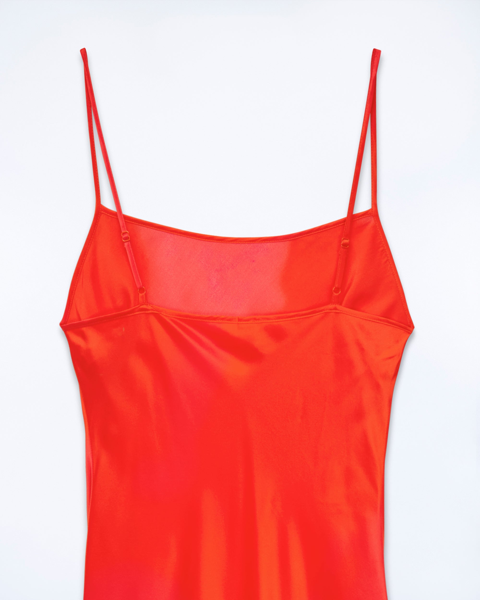 Robe longue à bretelles Gisele en soie - Utopic Pink