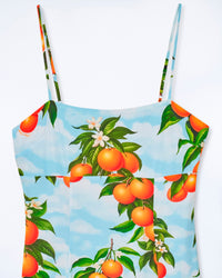 Y. ONLY PORTE / ORANGE SKY / NEW / QTY : 5 / Robe Courte Bretelle Billie - Orange Sky