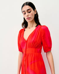 UTOPIC PINK / DJV / QTY : 111 / Robe Courte Manche Courte Déborah - Utopic Pink