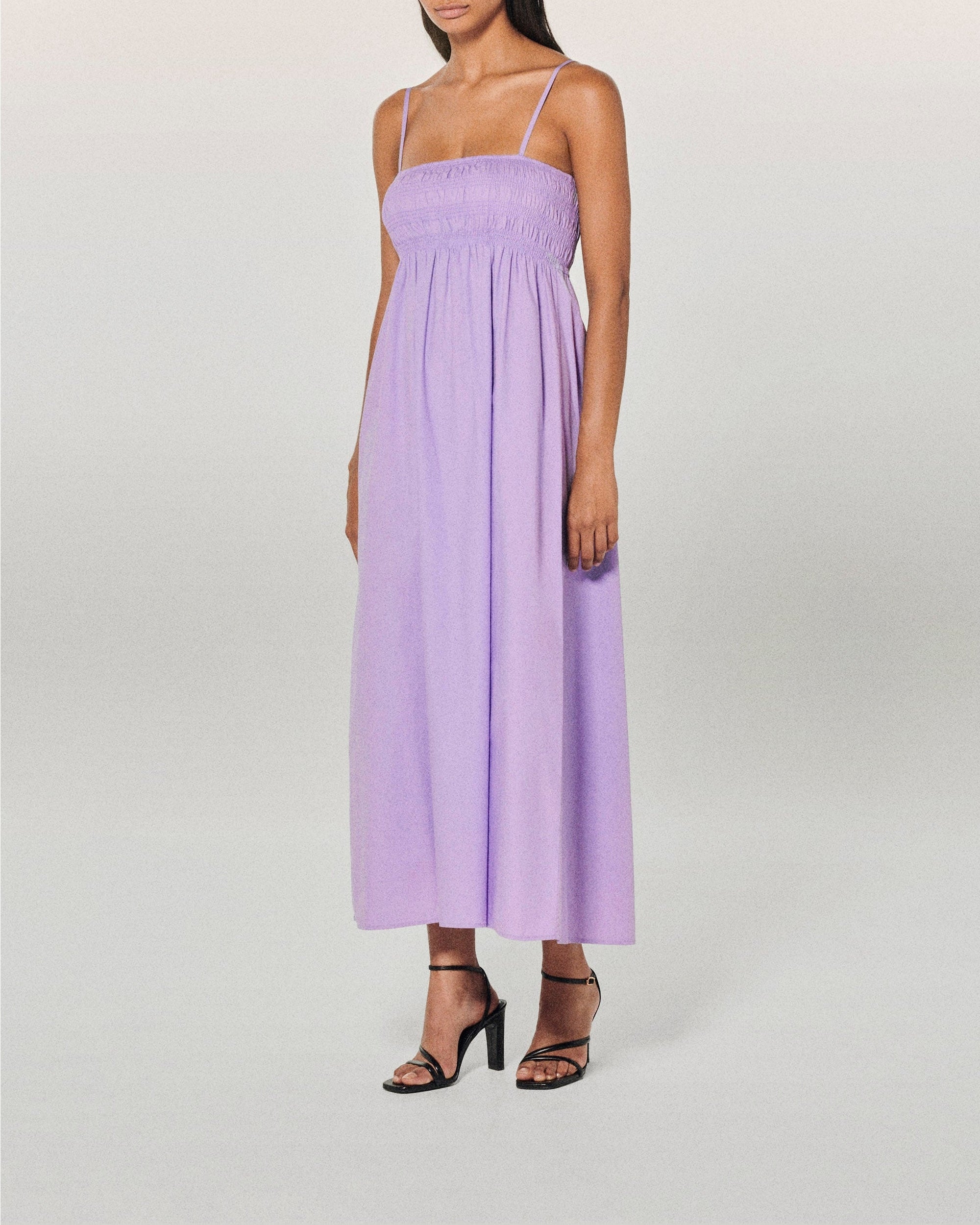 Mara strapless maxi dress - Lilac