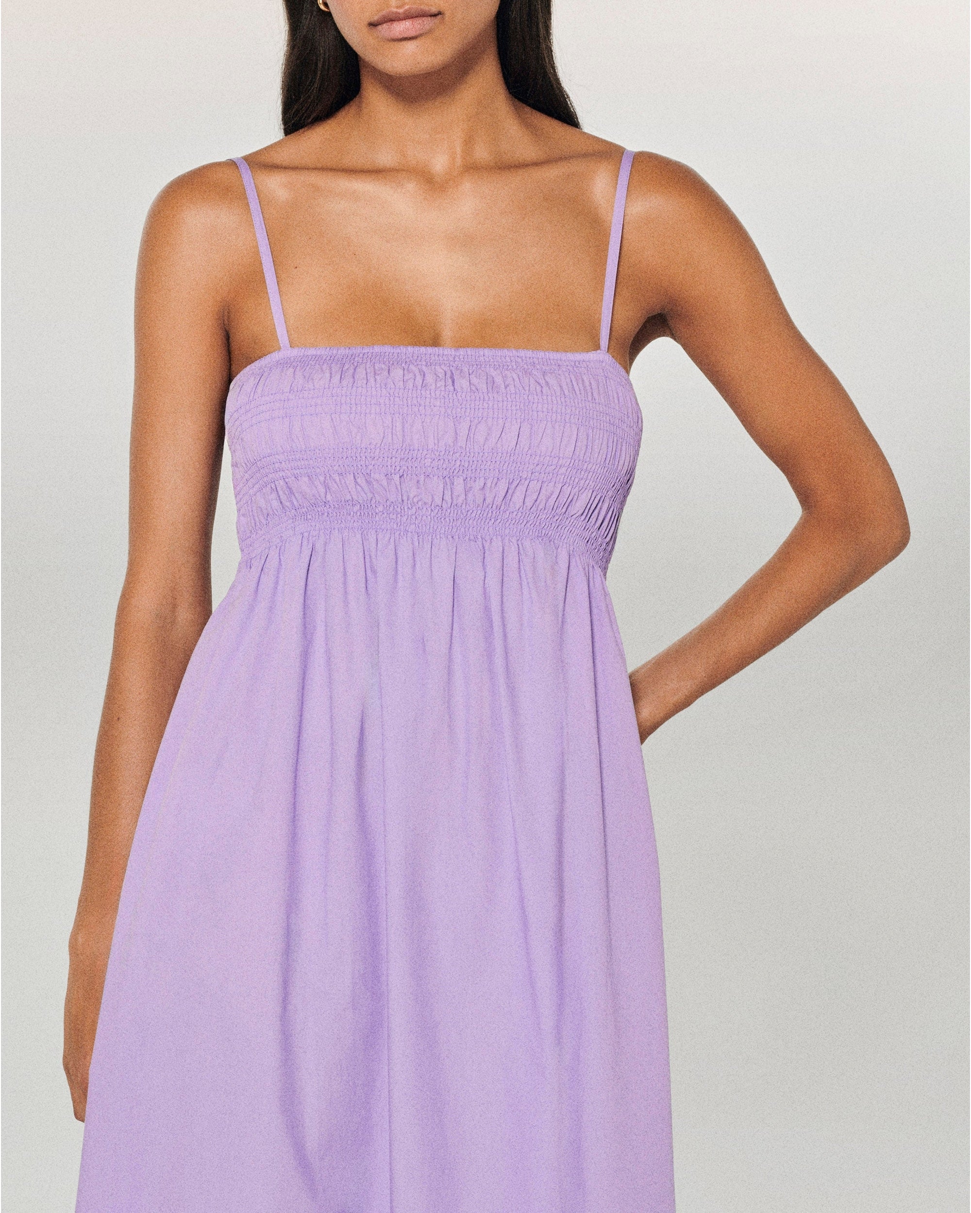 Mara strapless maxi dress - Lilac