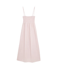 BEIGE RAYÉ / DJV / QTY : 112 / Robe Longue Bretelle Mara - Beige Rayé