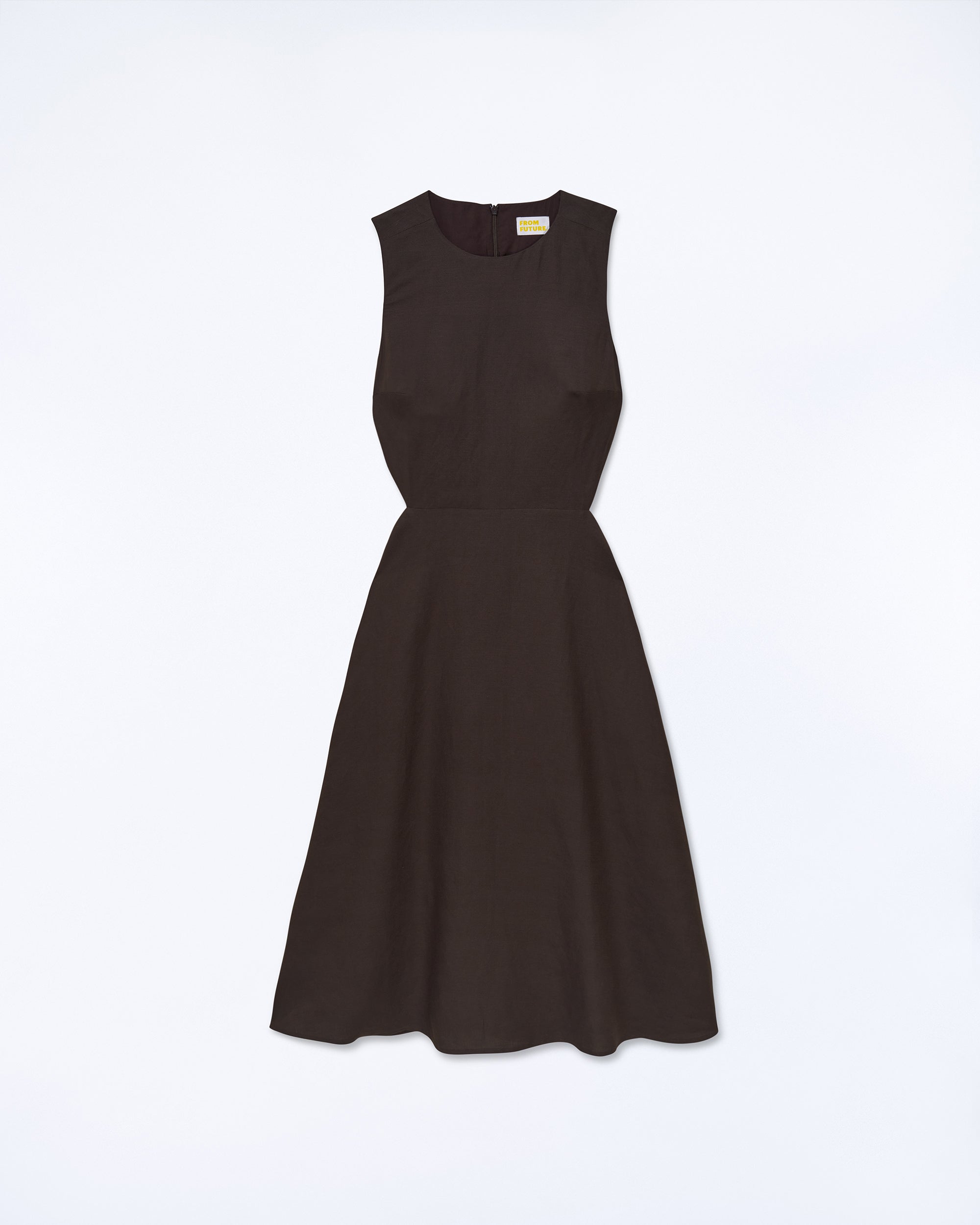 CHOCOLAT / NEW / QTY : 4 / Robe Longue Bretelle Myra - Chocolat