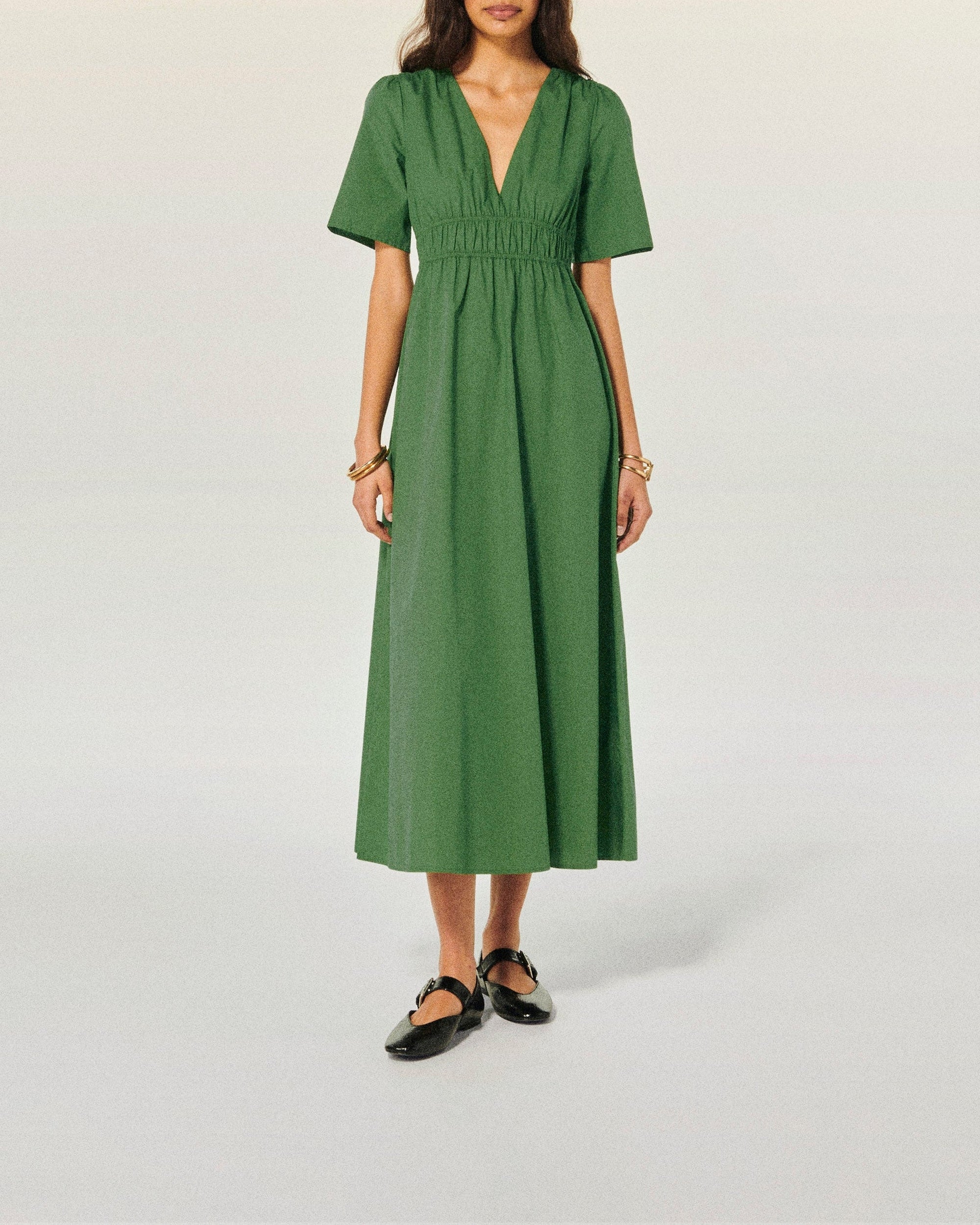 Robe longue Gianna - Kaki