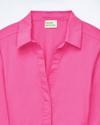 Y. ONLY PORTE / DISCO PINK / NEW / QTY : 83 / Robe Courte Manche Longue Alba - Disco Pink