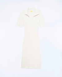 ECRU / NEW / QTY : 22 / Robe Longue Manche Courte - Ecru