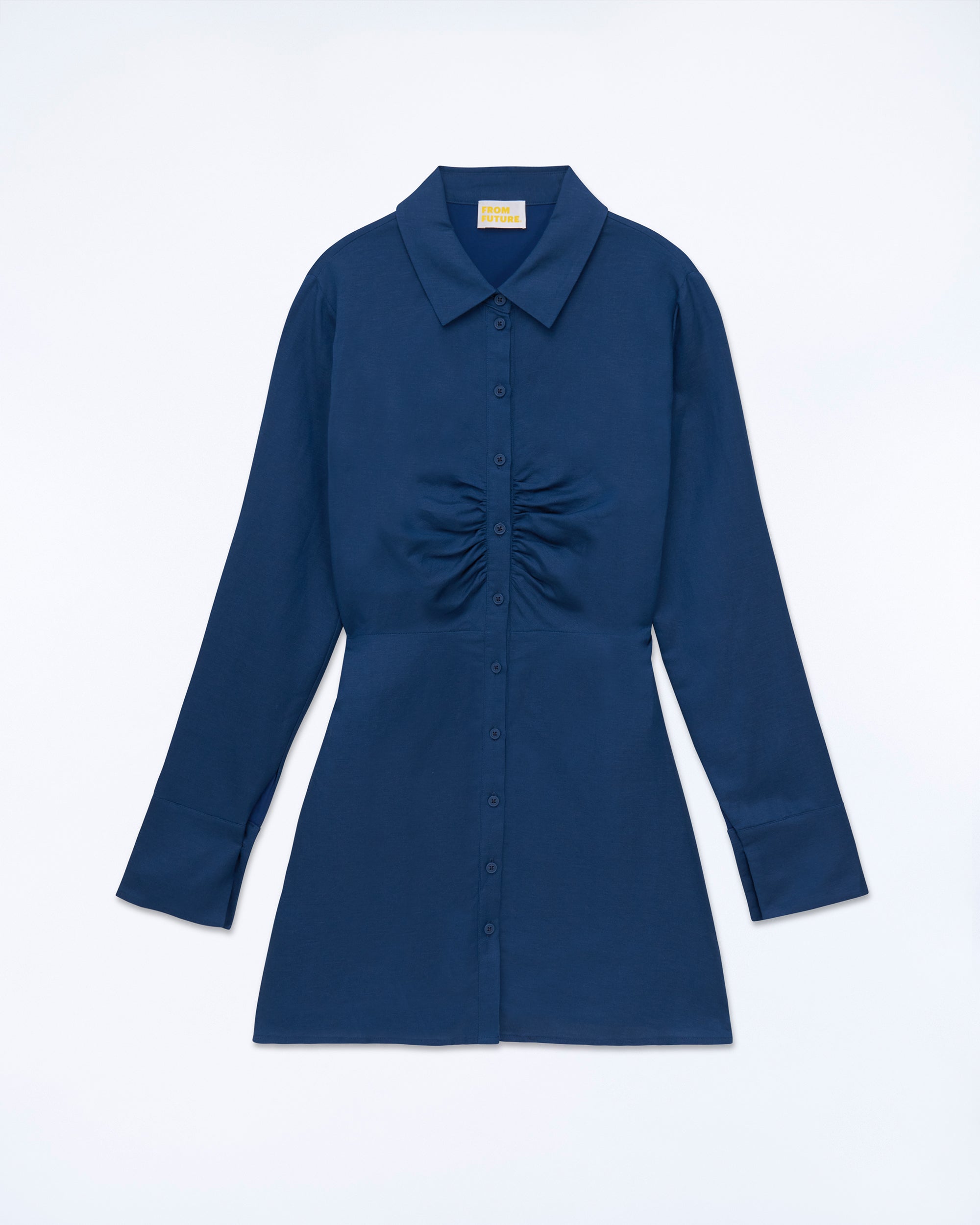 NAVY / NEW / QTY : 43 / Robe Courte Manche Longue Magda - Navy