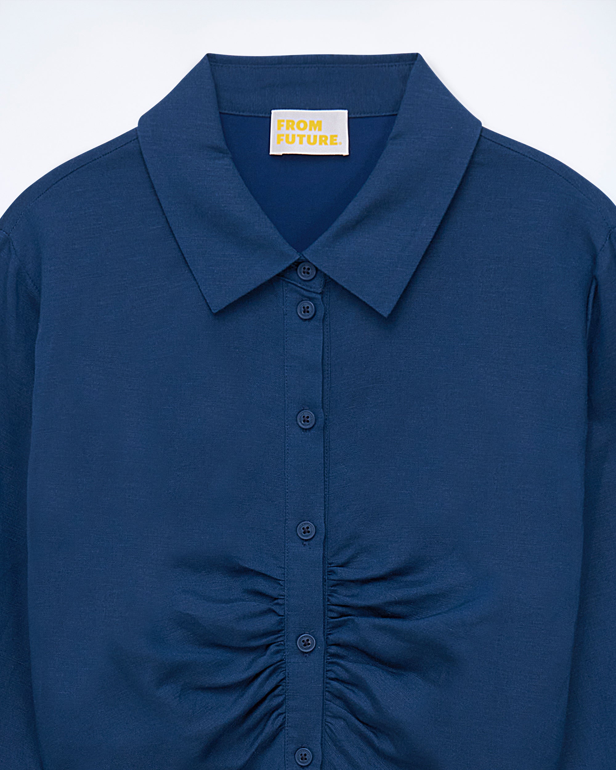 NAVY / NEW / QTY : 43 / Robe Courte Manche Longue Magda - Navy