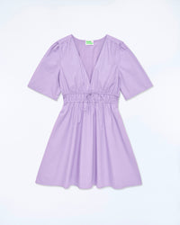 LILAS / NEW / QTY : 18 / Robe Courte Manche Courte Flora - Lilas