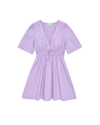 Robe Courte Manche Courte Flora - Lilas