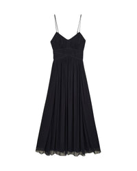 NOIR / DJV / QTY : 102 / Robe Longue Bretelle Noah - Noir