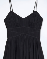 Robe longue à bretelles Noah - Noir