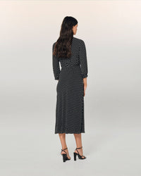 NOIR TIE AND DYE CO / NEW / QTY : 41 / Robe Longue Manche Courte Lucia - Noir Tie And Dye Co