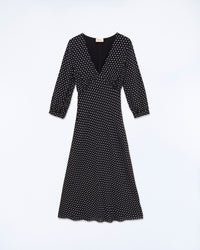 NOIR TIE AND DYE CO / NEW / QTY : 41 / Robe Longue Manche Courte Lucia - Noir Tie And Dye Co