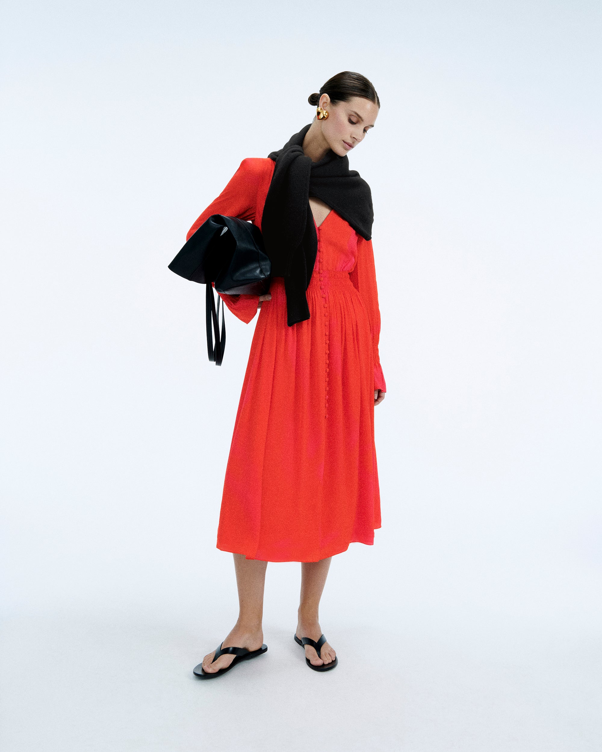 Robe Longue Manche Longue   - Utopic Pink