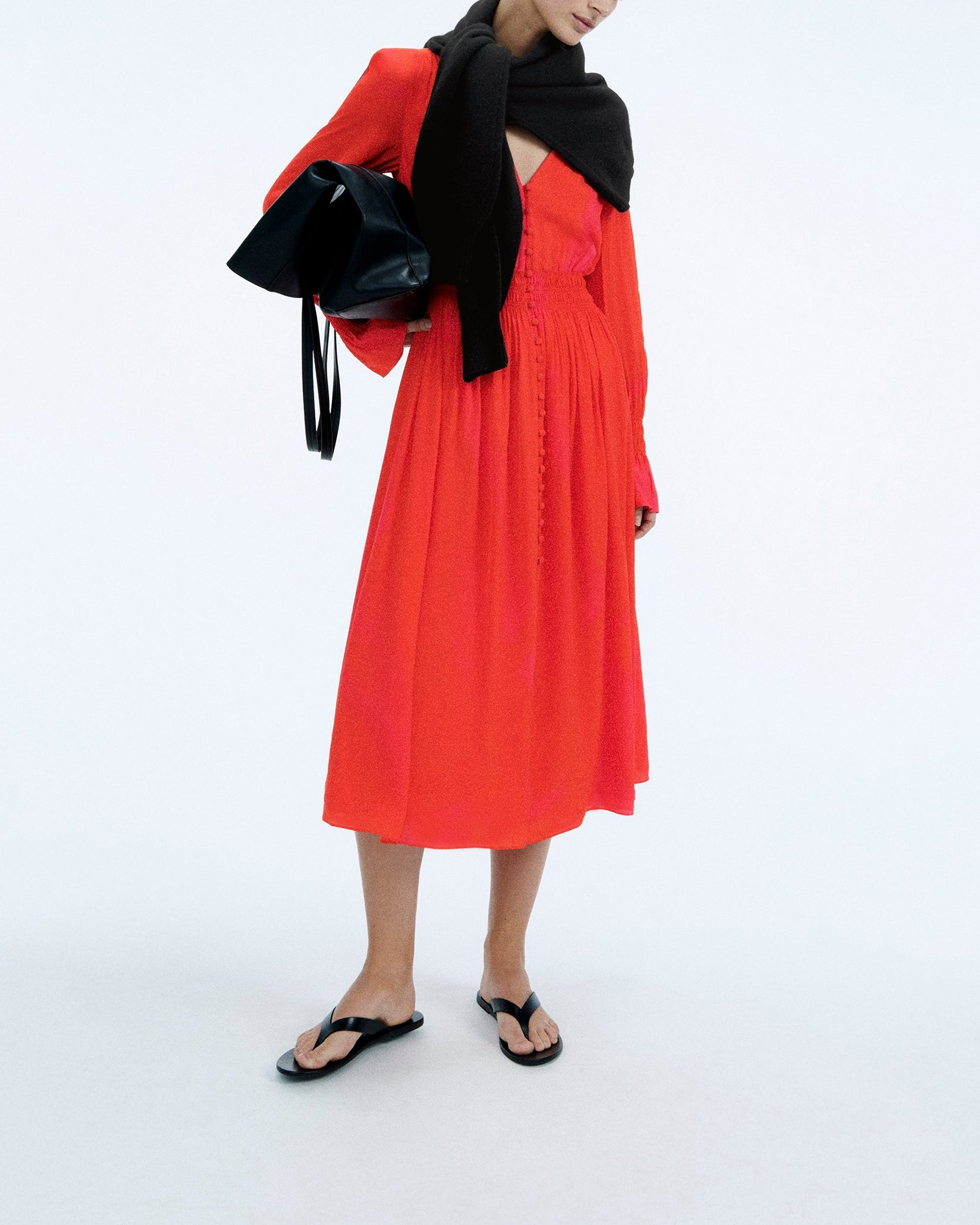 Robe longue évasée - Utopic Pink