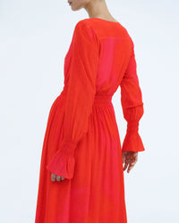 Robe longue évasée - Utopic Pink