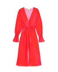 Robe Longue Manche Longue   - Utopic Pink