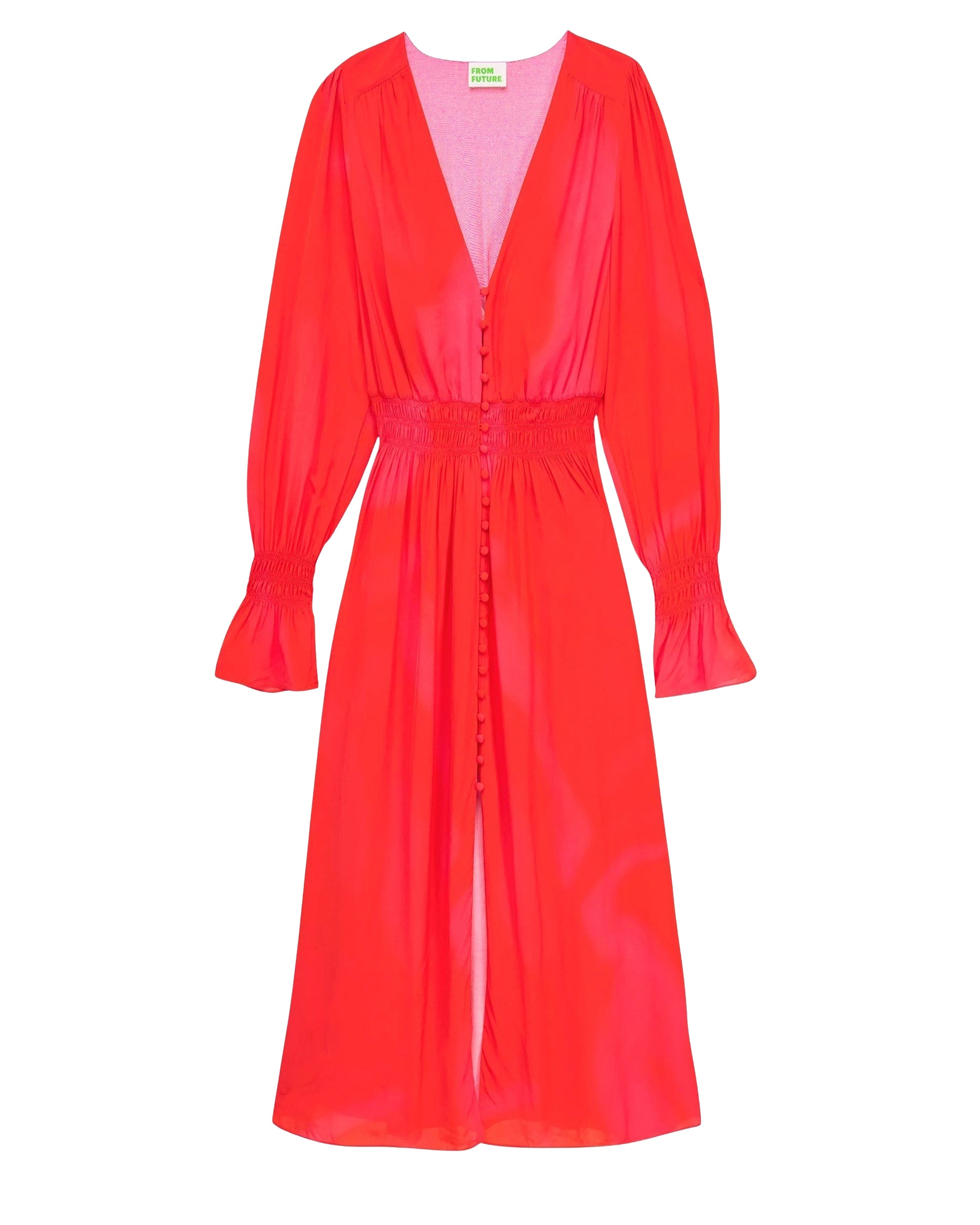 Robe longue évasée - Utopic Pink