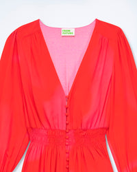 UTOPIC PINK / NEW / QTY : 124 / Robe Longue Manche Longue - Utopic Pink