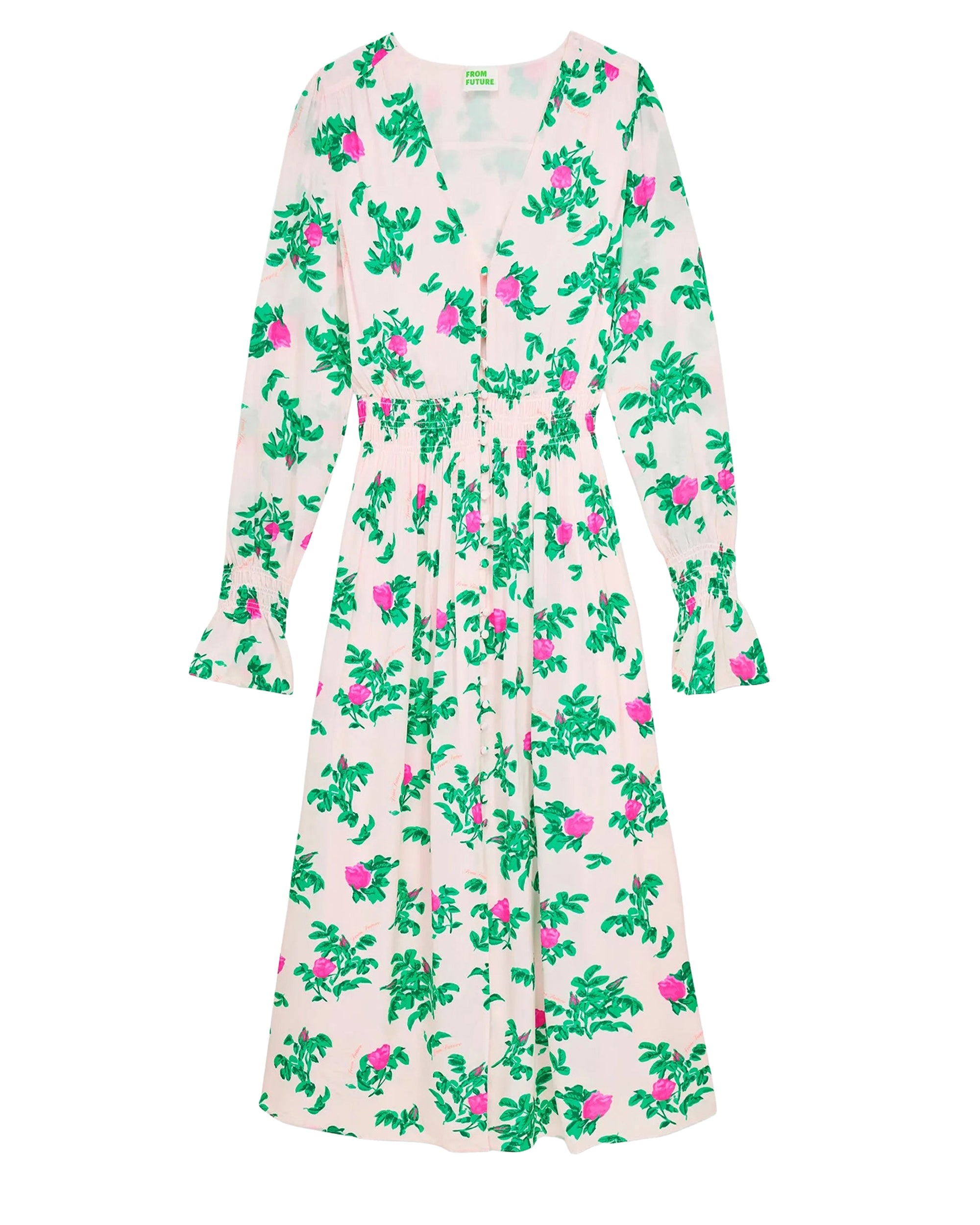 Robe longue évasée - Spring Flower
