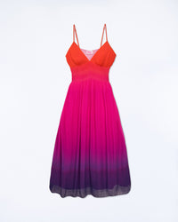 BLURRY SUNSET / NEW / QTY : 1 / Robe Longue Bretelle Sofia - Blurry Sunset
