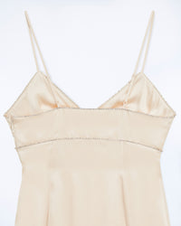 CHAMPAGNE / NEW / QTY : 37 / Robe Courte Bretelle Tessia - Champagne