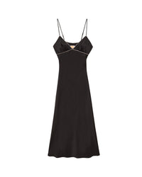 NOIR / DJV / QTY : 13 / Robe Longue Bretelle Tess - Noir