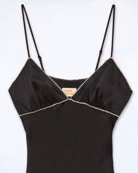 NOIR / DJV / QTY : 13 / Robe Longue Bretelle Tess - Noir